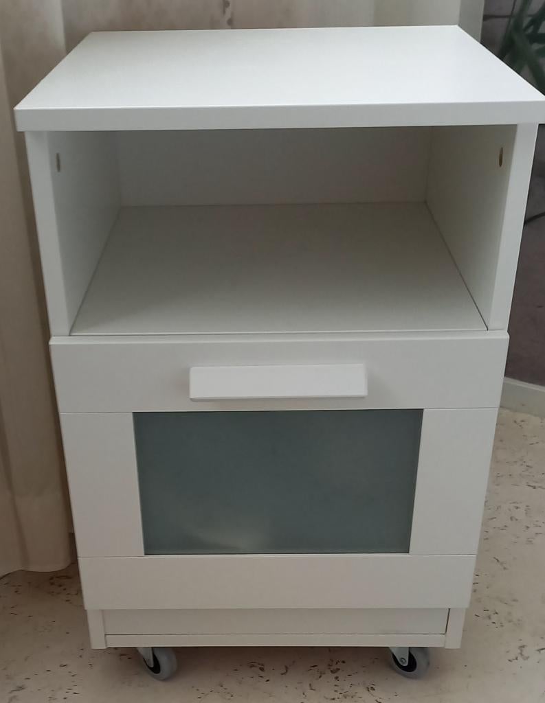 2 Nachtkastjes, Ophalen, Minder dan 45 cm, 55 tot 70 cm, Zo goed als nieuw