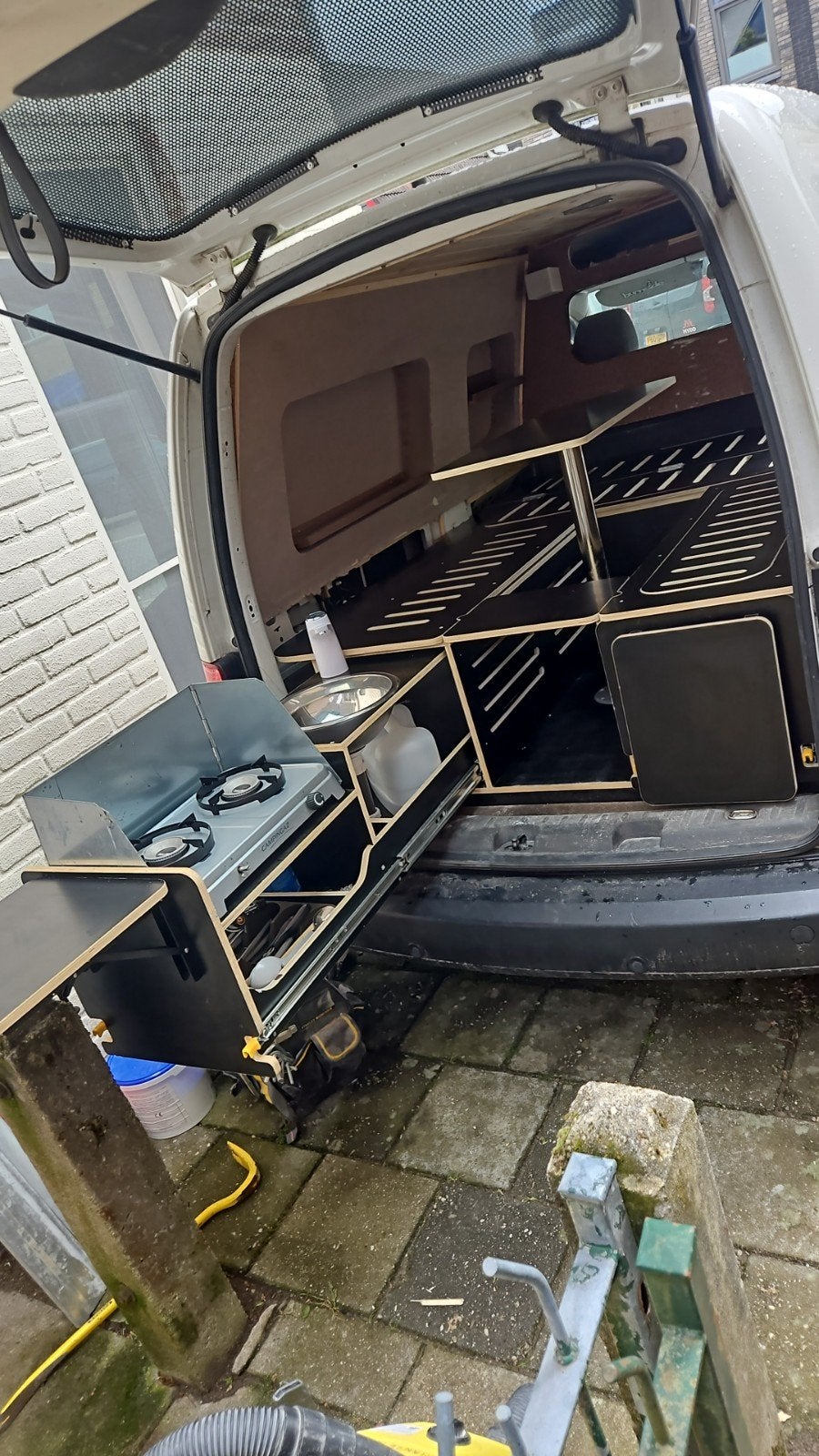 Camperbus inbouwset - Compact en veelzijdig, Caravans en Kamperen, Ophalen, Zo goed als nieuw