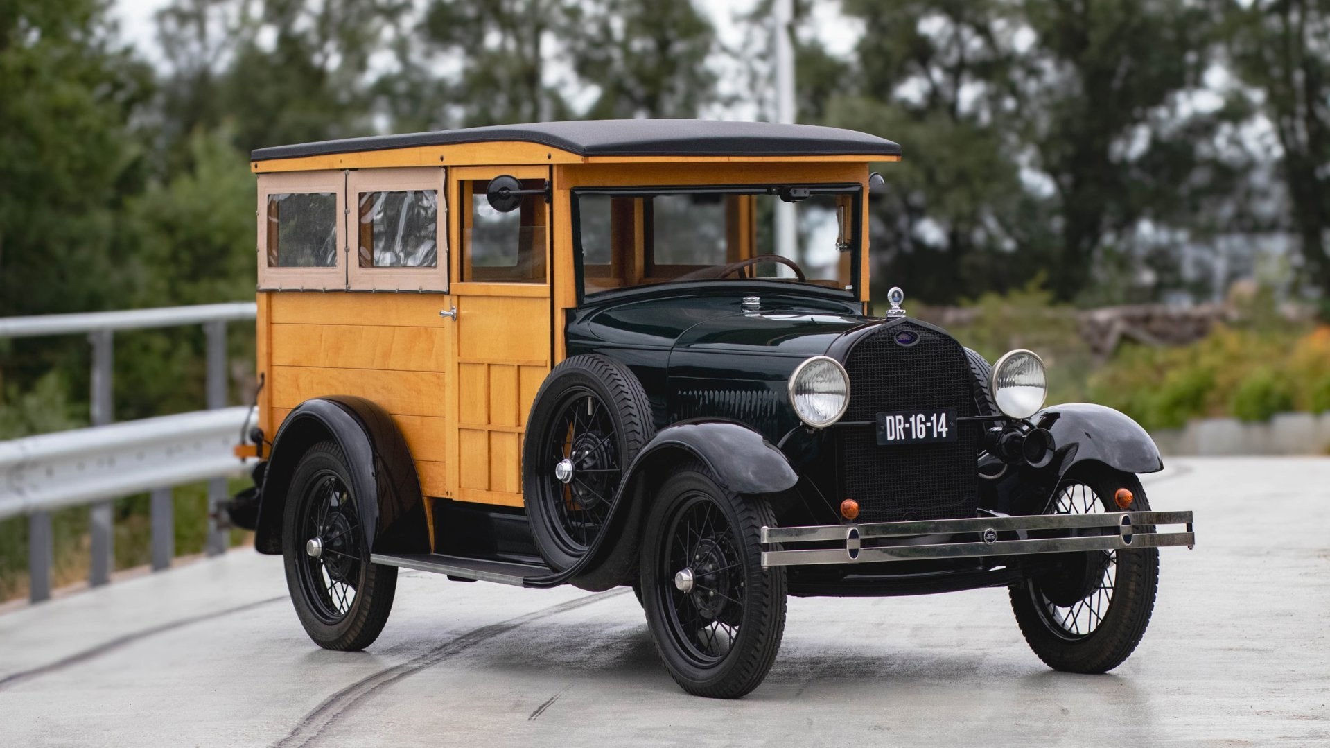 Ford Model A Woody 1928, Auto's, Achterwielaandrijving, Gebruikt, Overige modellen, Leder