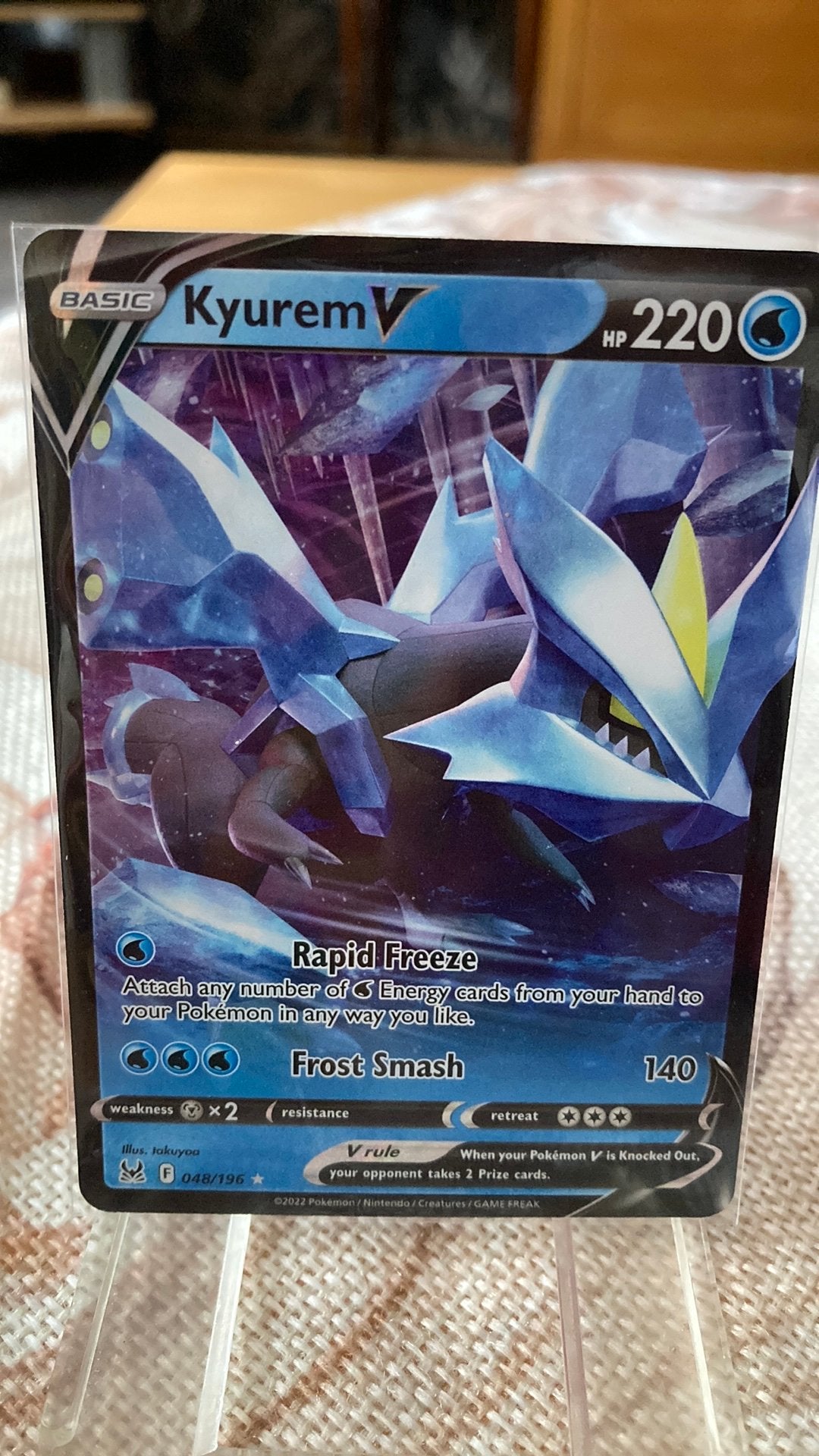 Pokemon Kyurem V 48/196 Lost Origin 3,00 euro, Ophalen of Verzenden, Zo goed als nieuw