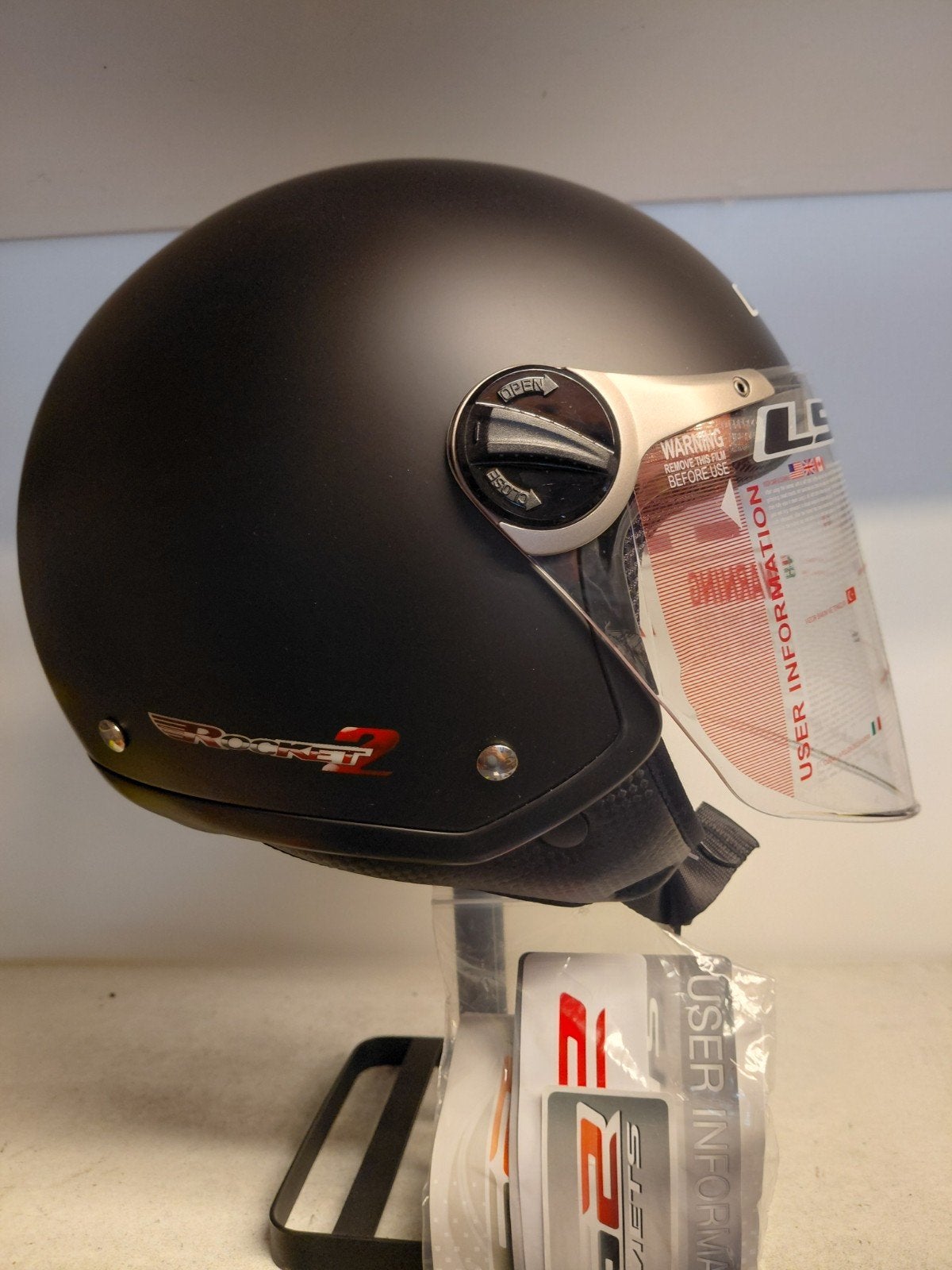 Nieuwe LS2 helm maat XS S.   mat zwart, XS, Jethelm, Kinderen, Ophalen of Verzenden