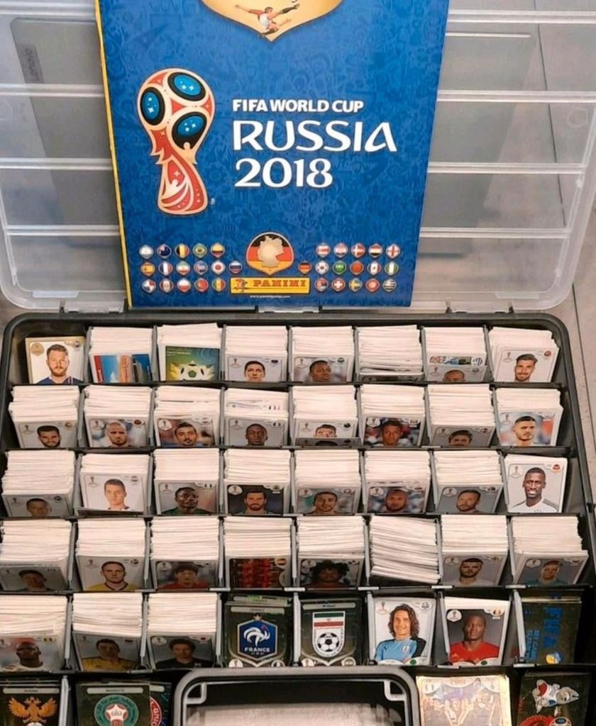 Panini Voetbal wk 2018 Stickers, Map, Ophalen, Nieuw, Meerdere stickers