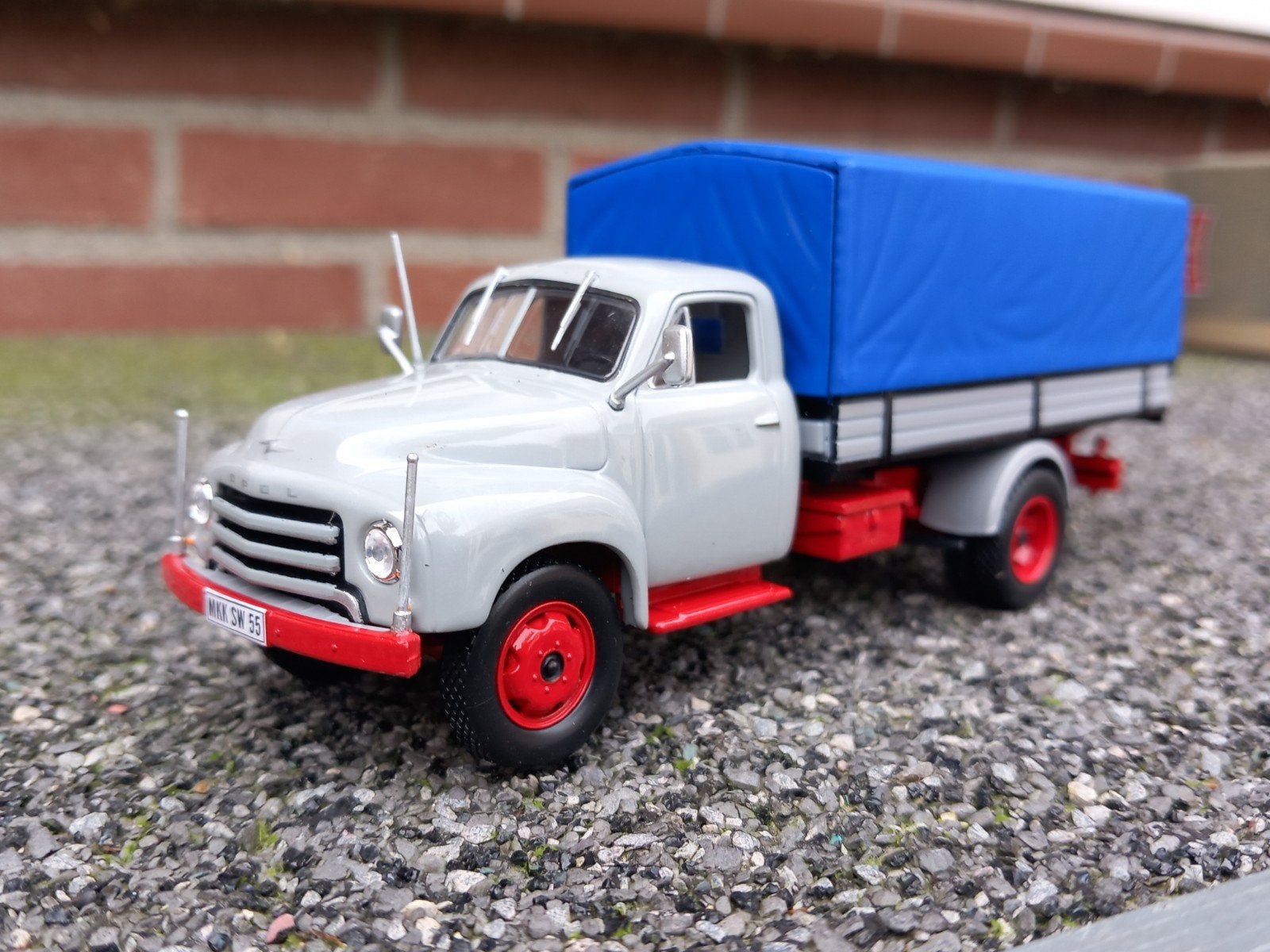 Opel Blitz II bakwagen - 1/43, Ophalen of Verzenden, Nieuw, Bus of Vrachtwagen, Overige merken