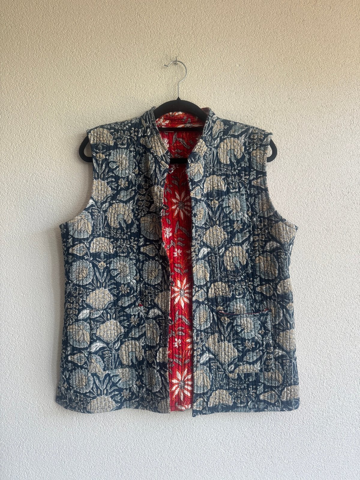 Vintage Y2K boho stijl gewatteerde gilet bodywarmer, Kleding | Dames, Blauw, Vintage, Vintage, Ophalen of Verzenden