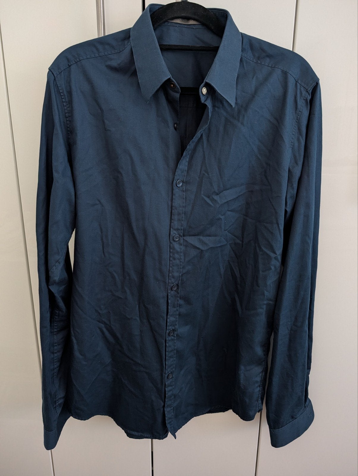 Hans Ubbink | Maat M, Blauw, Hans Ubbink, Gedragen, Halswijdte 39/40 (M)