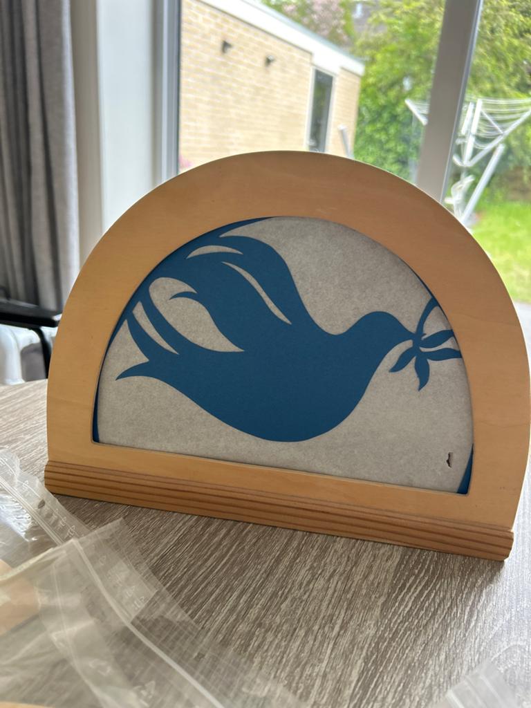 Shiloutte lamp De Noest met 11 silhouetten, Ophalen of Verzenden, Zo goed als nieuw, Antroposofisch