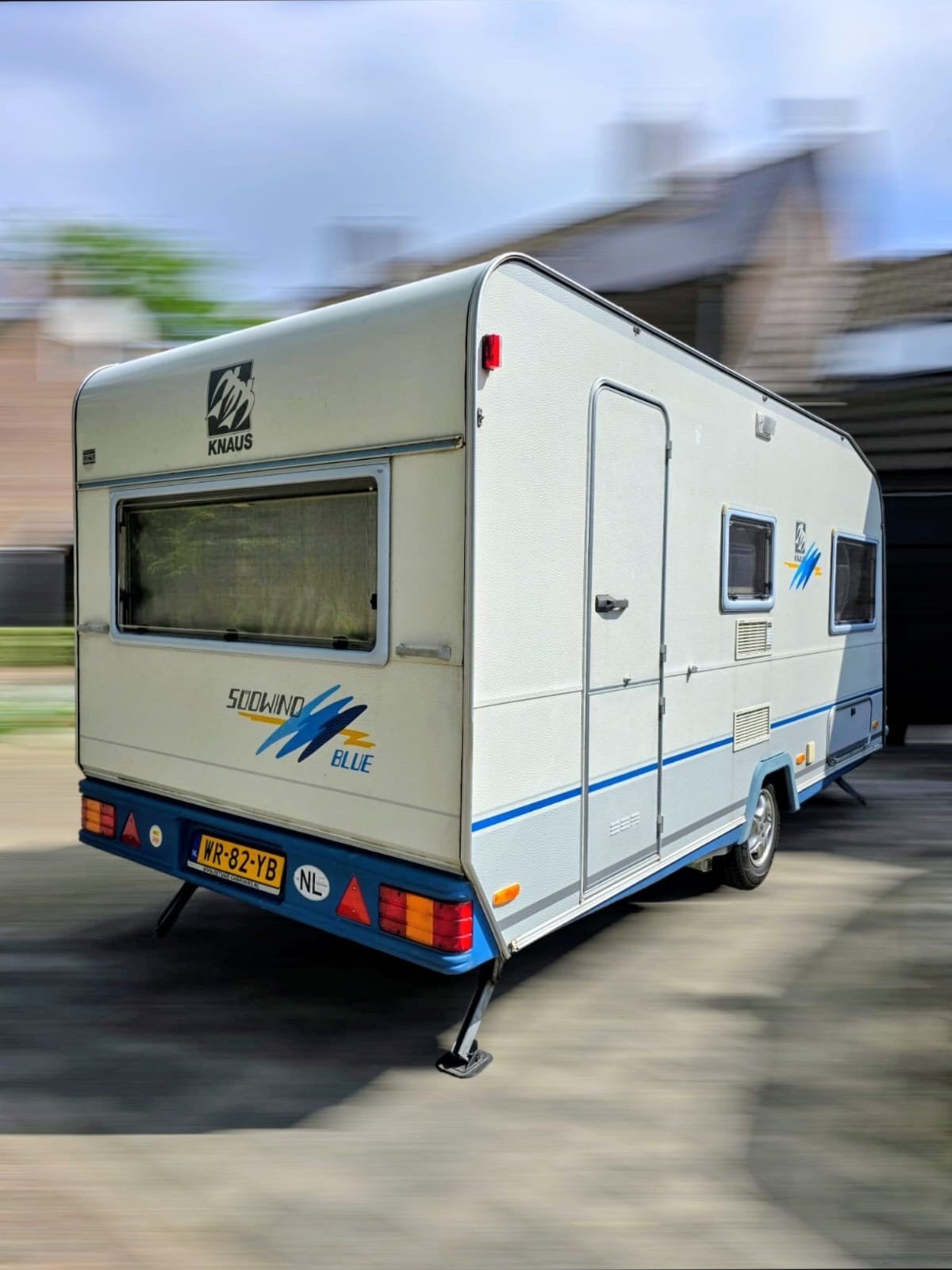 *Knaus Südwind Blue Line okt 1997 met mover en veel extra's*, Caravans en Kamperen, Caravans, Mover, Treinzit, Particulier, 6 tot 7 meter