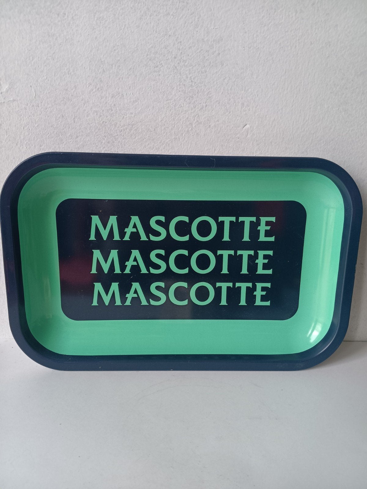 Mascotte vloeitjes, reclame gadget - metalen dienblad, Ophalen of Verzenden, Huis en Inrichting