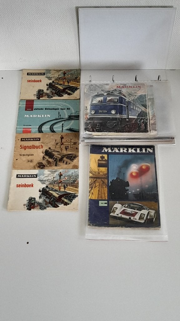 MARKLIN H0 VERZAMELING CATALOGUS/FOLDER/SEIN/RAILPLANBOEK, Wisselstroom, Gebruikt, Analoog, Märklin