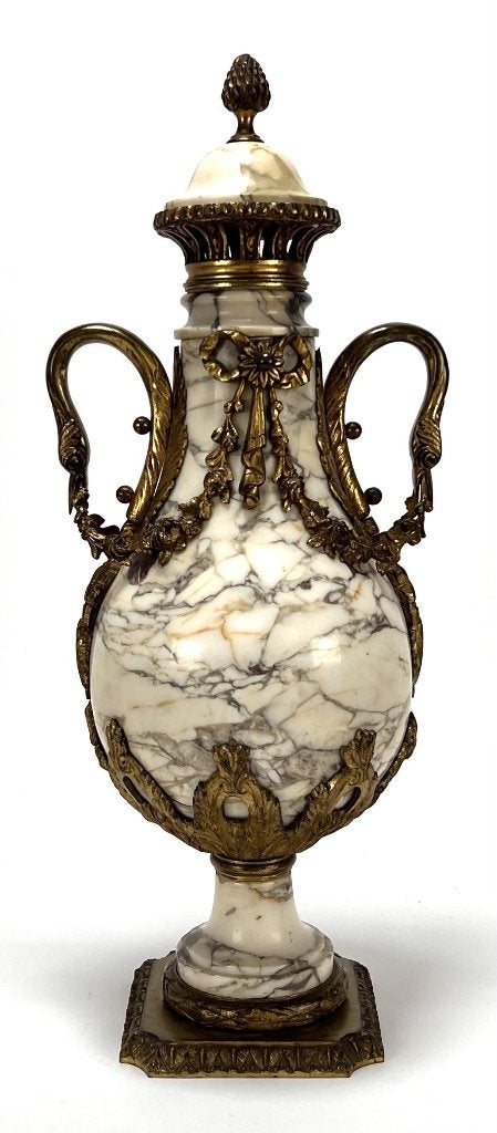 678. Empire marmeren siervaas - Frankrijk, ca. 1800–1810, Ophalen of Verzenden