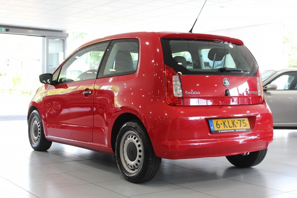 Skoda Citigo 1.0 Grt. Arctic/AIRCO/STUURBEKRACHTIGING/AUX, Auto's, Keurmerk '100% Onderhouden', Euro 5, Stof, 840 kg