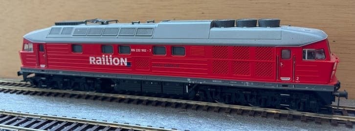 Roco Railion 232 diesel locomotief, Hobby en Vrije tijd, Modeltreinen | H0, Ophalen of Verzenden, Roco, Gelijkstroom, Locomotief