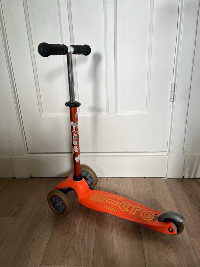 Micro Mini Scooter - Oranje Step voor Kinderen, Fietsen en Brommers, Steps, Ophalen, Gebruikt, Gewone step