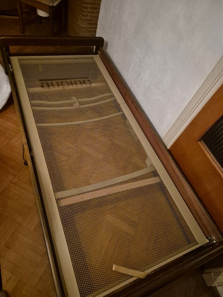 Robuust eenpersoonsbed met verstelbare Auping bedspiraal, Ophalen, Verstelbaar, 90 cm, Eenpersoons