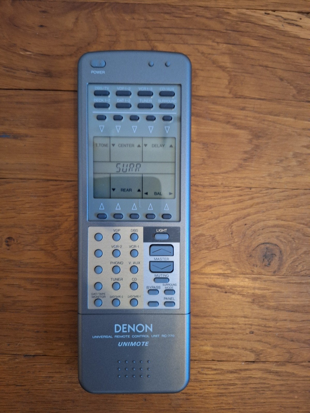 Originele Denon Unimote RC-770  (Lerend / Zeldzaam), Gebruikt, Ophalen of Verzenden, Origineel, Receiver of Versterker
