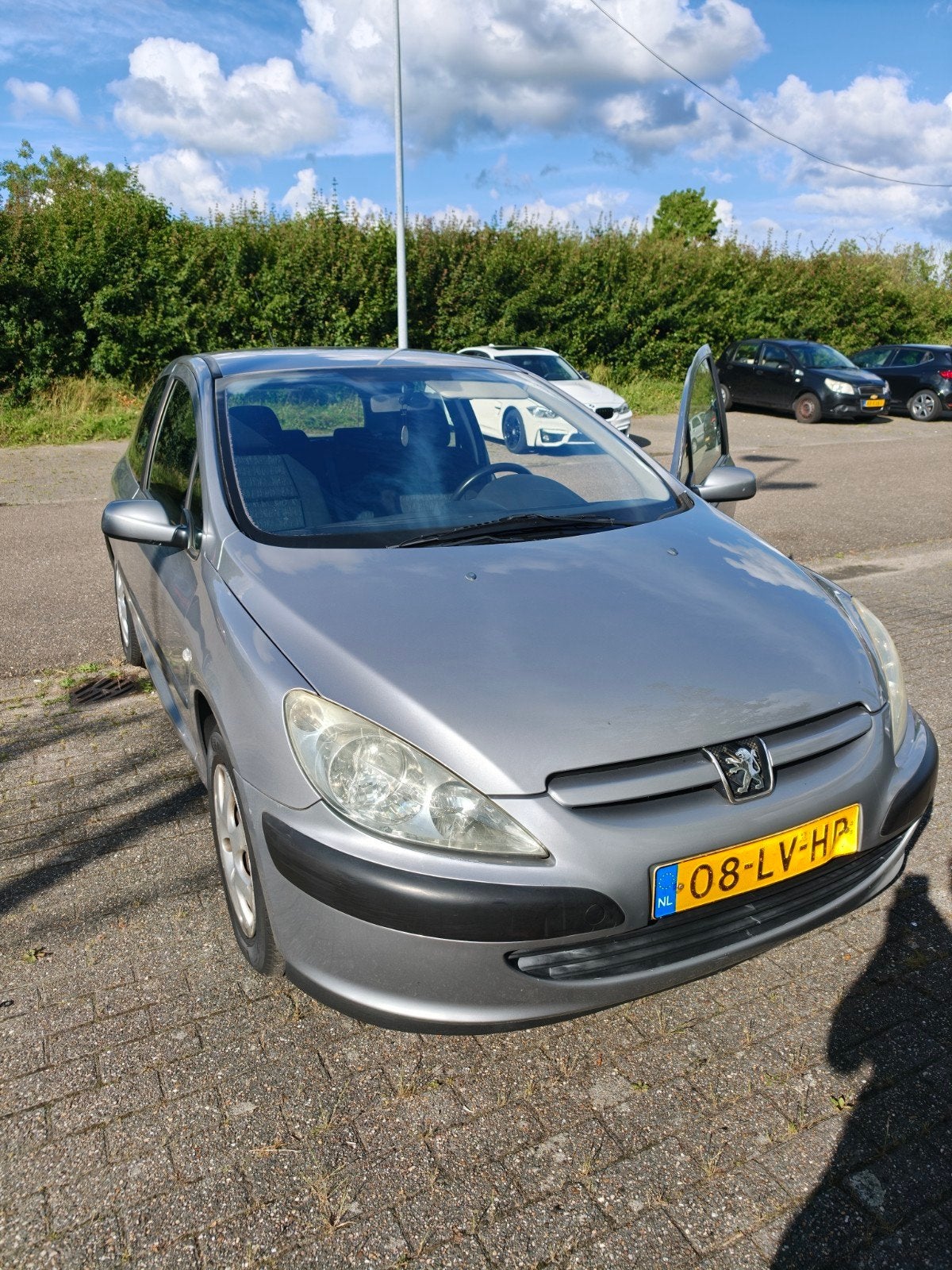 Peugeot 307 (120500km) 3DR AUT 2003 Grijs, Auto's, 4 cilinders, Origineel Nederlands, 1200 kg, 1587 cc