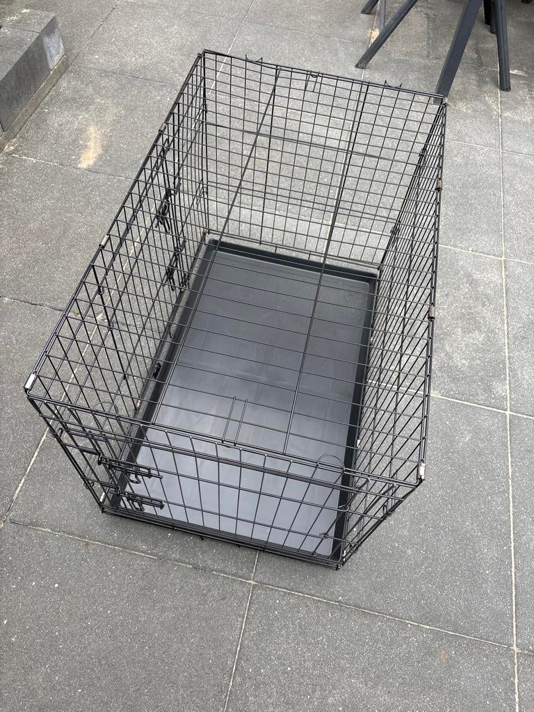 Bench Zwart 92x56x64, Dieren en Toebehoren, Hondenbenches, Ophalen, Gebruikt