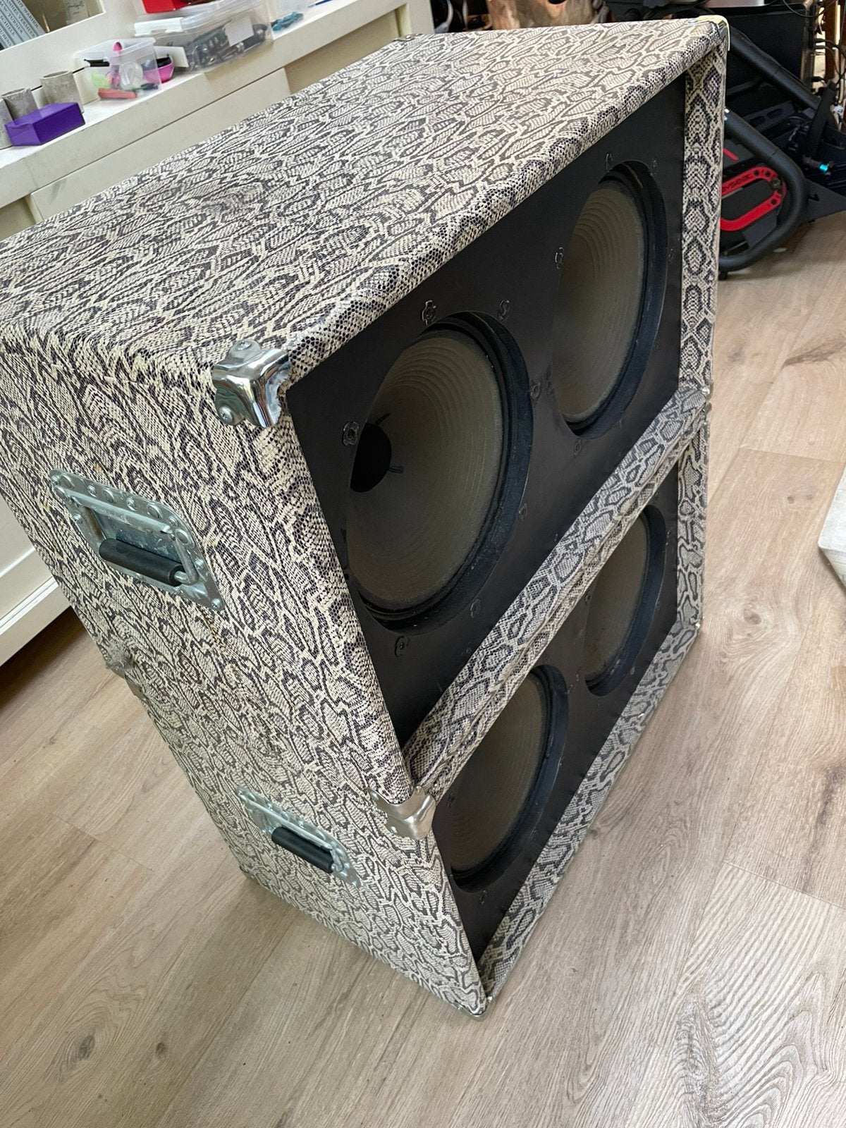 UK Celestion greenback loaded speakercabinets 2x12inch, Ophalen, Gebruikt