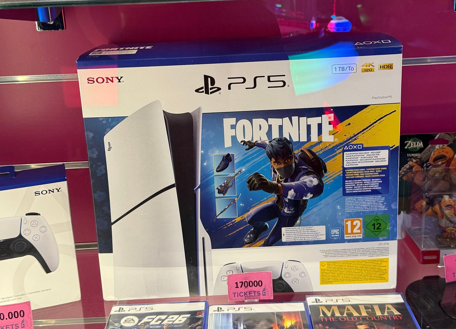 Playstation 5 Disc Edition Fortnite, Spelcomputers en Games, Spelcomputers | Sony PlayStation 5, Ophalen, Nieuw