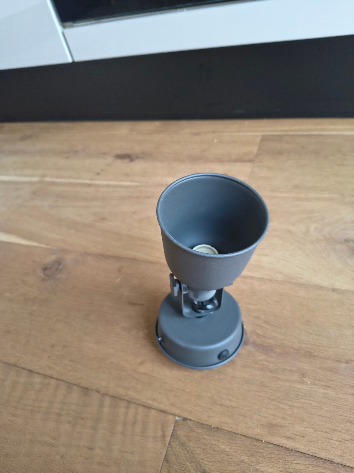 Ikea Hektar spotlamp, Overige merken, Gebruikt, Grijs, E14 (klein)