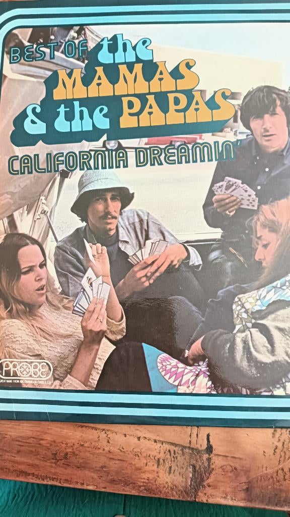 lp the mamas en the papas  California Dreamin, Inclusief binnenhoes, Ophalen, Gebruikt, 12 inch