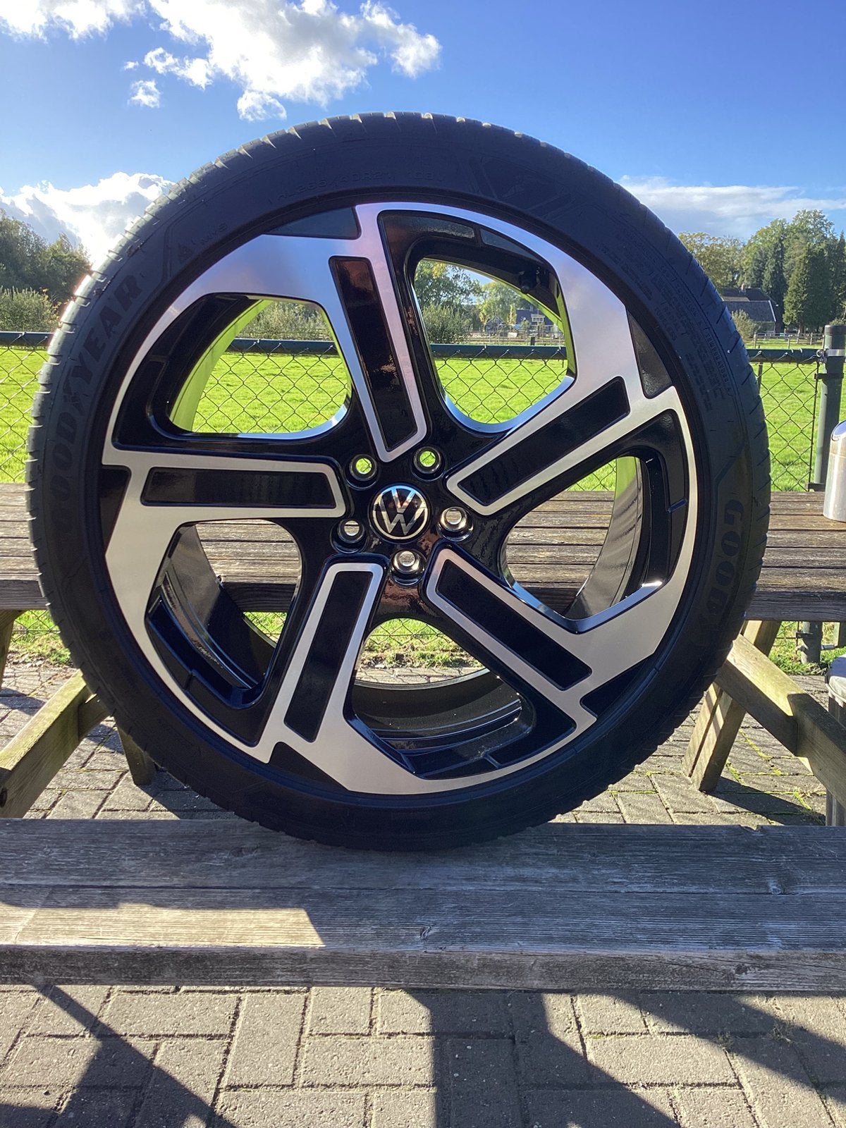 21”velg Volkswagen ID Buzz/ID4/ID5/ID6 Goodyear A.S banden, Nieuw, 235 mm, Band(en), Zomerbanden