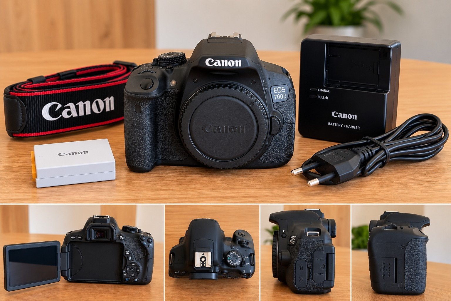 Canon EOS 700D Body – Als Nieuw – MPB Factuur + Accessoires