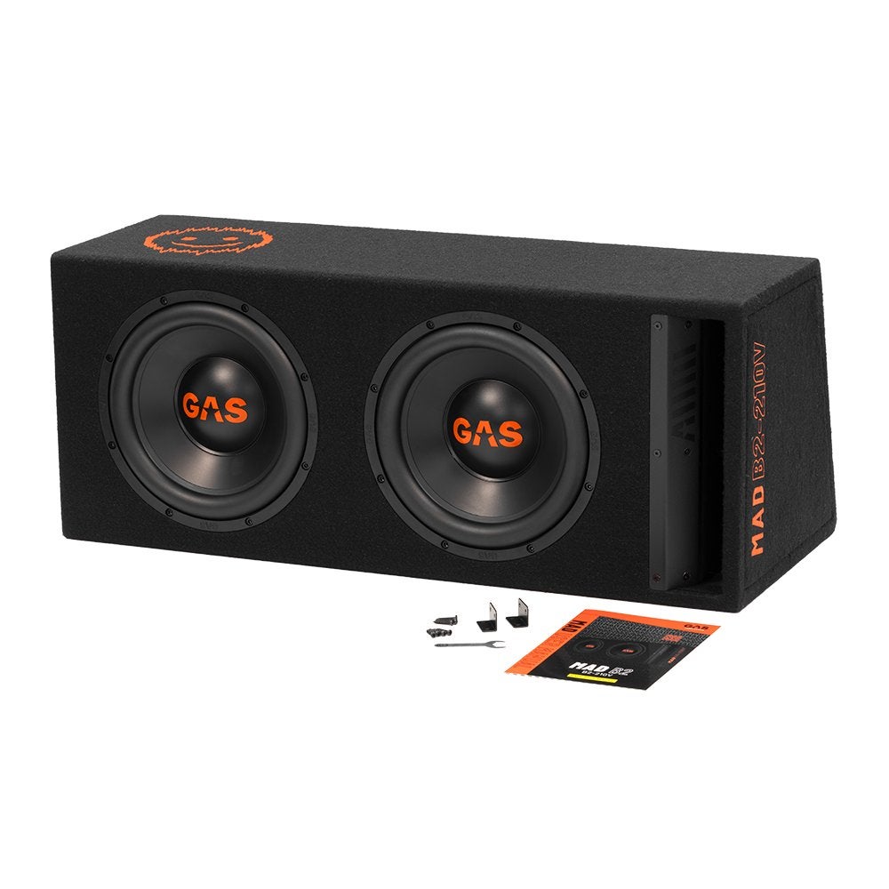 GAS Audio POWER MAD B2-210V 2 x 10 inch gepoorte subwoofer