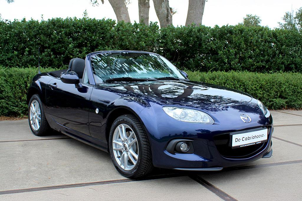 Mazda MX-5 NC 1.8l Stormy Blue Mica, Auto's, Mazda, 1005 kg, Achterwielaandrijving, Gebruikt, Zwart
