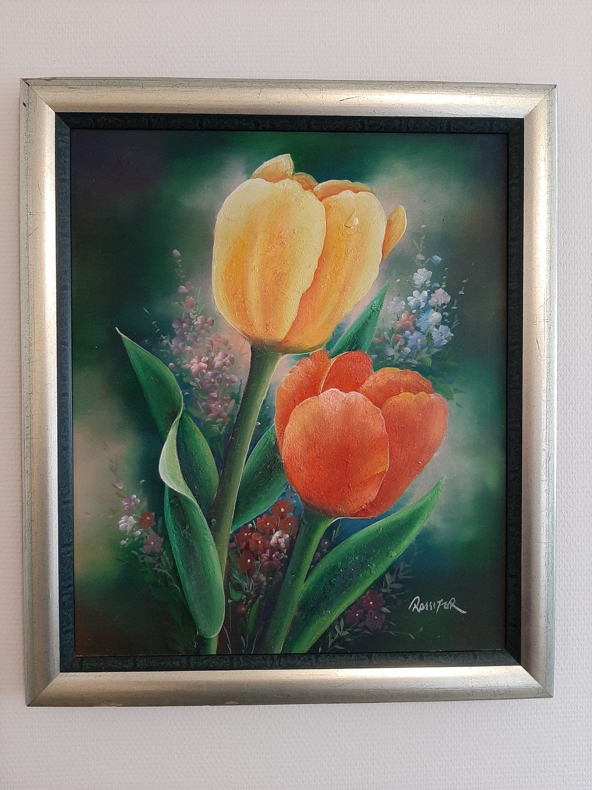 schilderij tulpen bloem, Ophalen of Verzenden