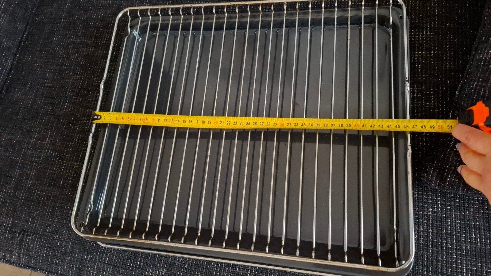 2 ovenroosters en 2 bakplaten voor AEG oven (46,5x38cm), Witgoed en Apparatuur, Ophalen, Gebruikt, Inbouw
