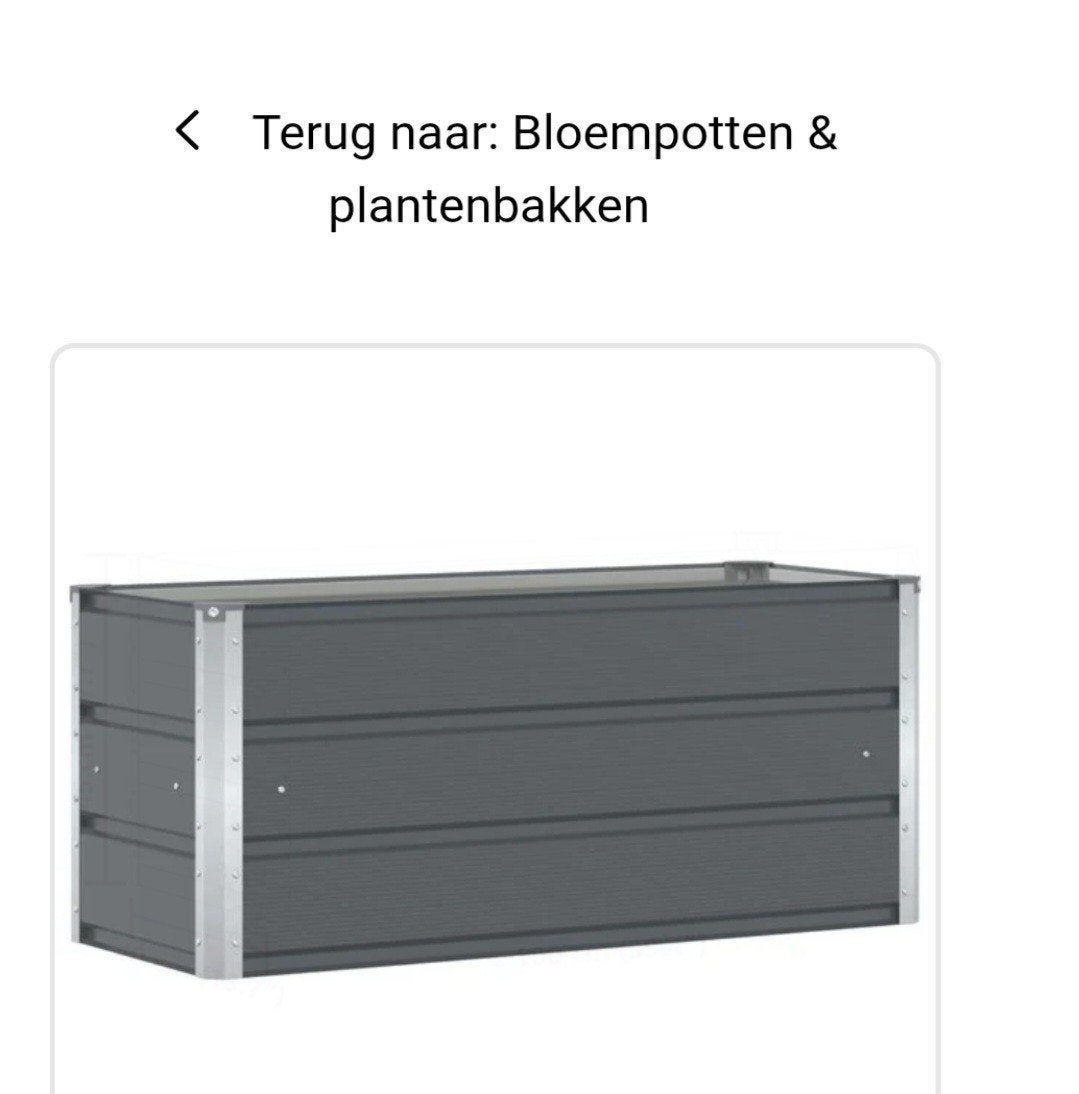 Planten bak 2x, Ophalen, Kunststof, Overige typen
