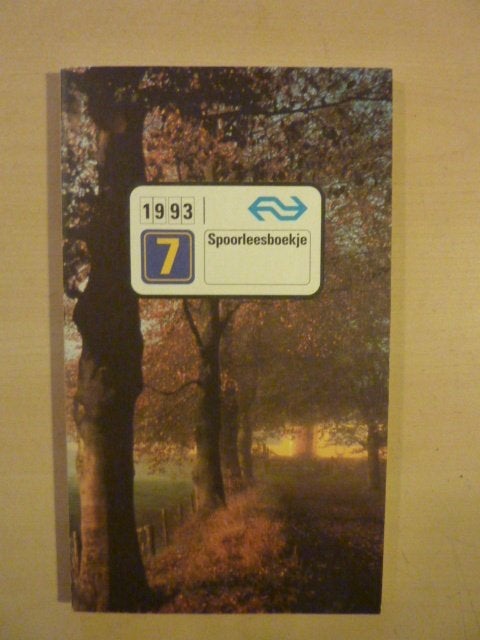 NS spoorleesboekje 1993, Verzenden, Zo goed als nieuw