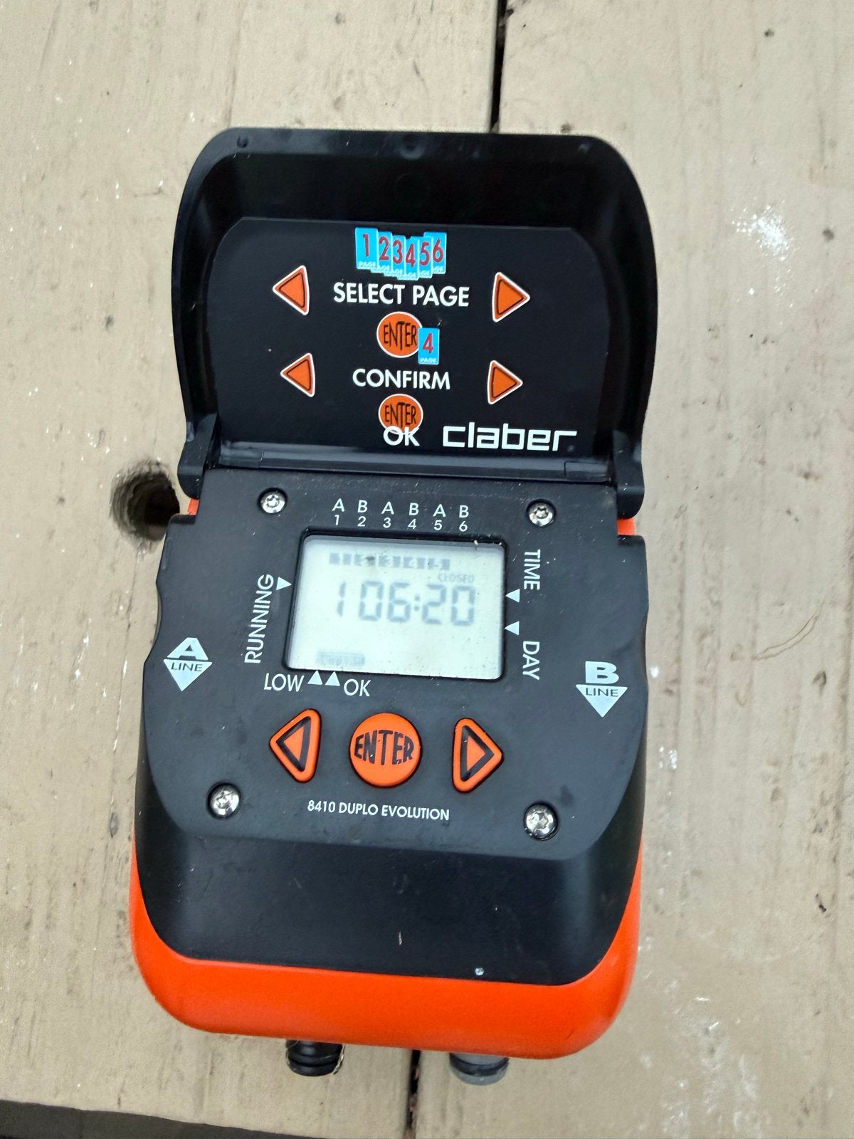 Claber 8410 Duplo Watercomputer - sproeier, Ophalen, Gebruikt, Overige typen