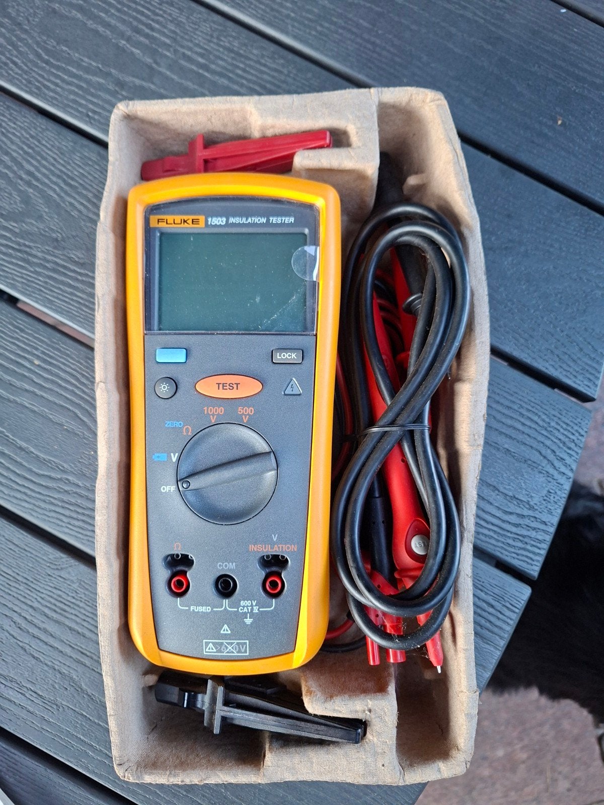 Fluke 1503 Isolatietester Multimeter, Ophalen of Verzenden, Zo goed als nieuw, Multimeter