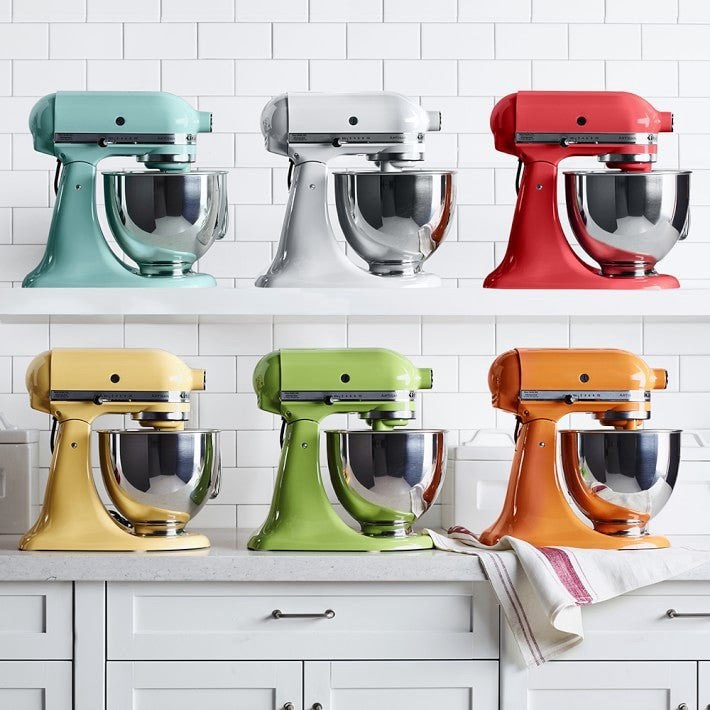 GEZOCHT (defecte) Kitchenaid mixer., 4 liter of meer, Ophalen of Verzenden, Niet werkend, 3 snelheden of meer