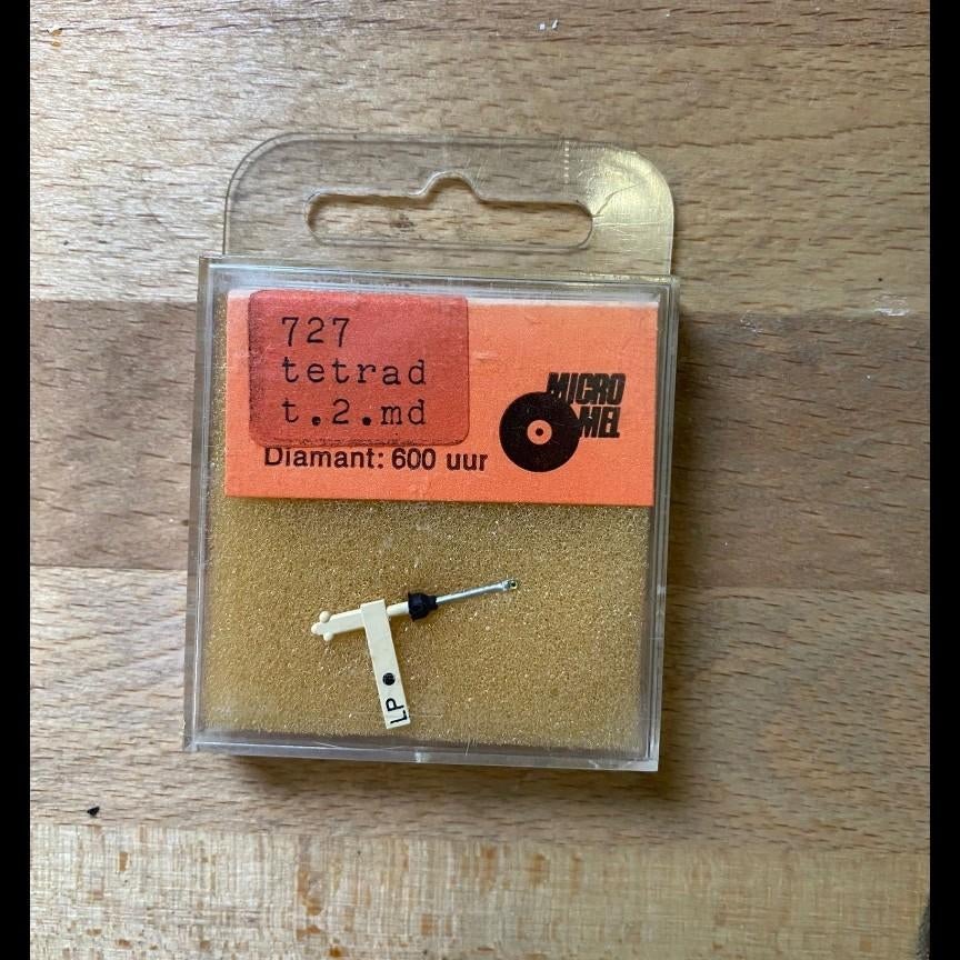 Tetrad t2 Diamant Naald -, Ophalen of Verzenden, Nieuw, Platenspeler-onderdeel, Overige merken