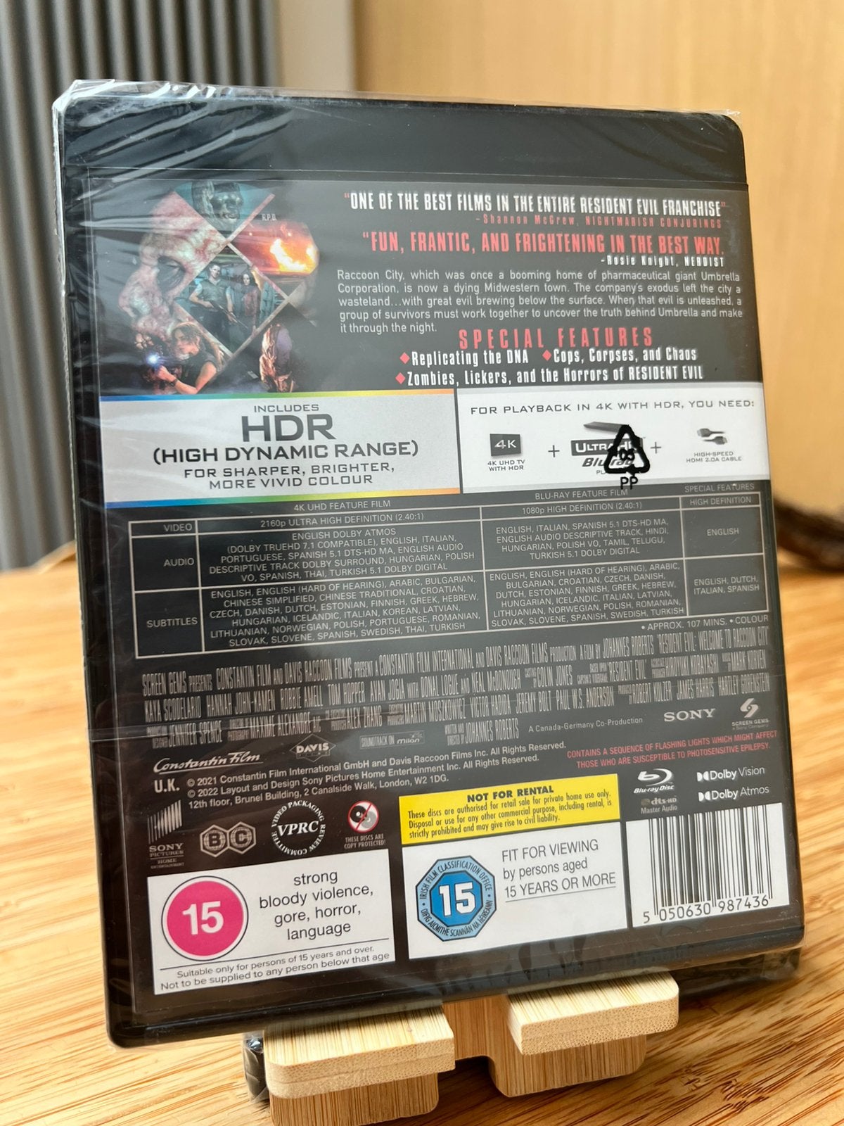 Foto 3 van Resident Evil Welcome to Raccoon City 4K UltraHD | NLO | NEW