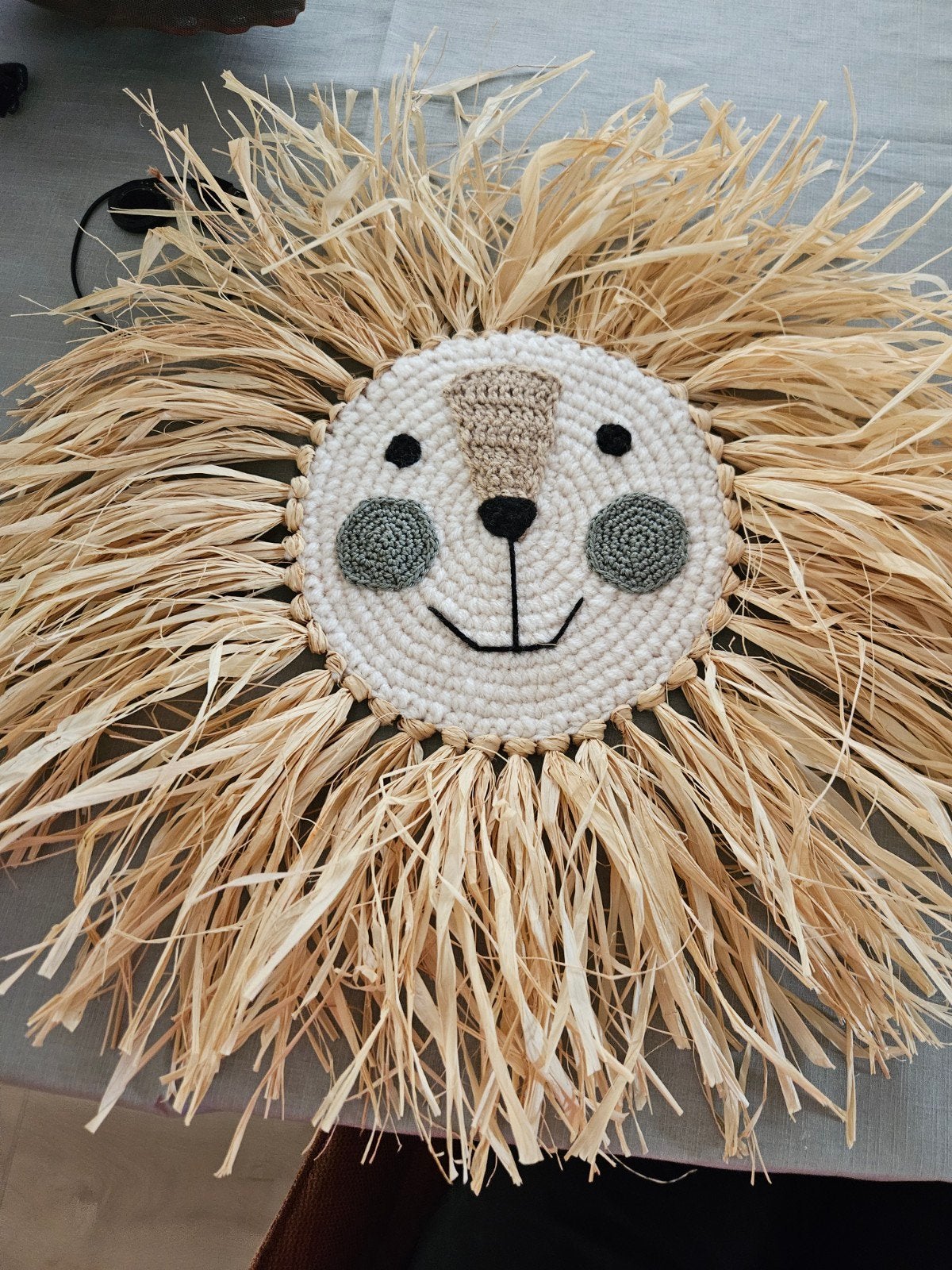 Wanddecoratie Leeuw Mufasa - Zo goed als nieuw, Kinderen en Baby's, Kinderkamer | Inrichting en Decoratie, Ophalen of Verzenden