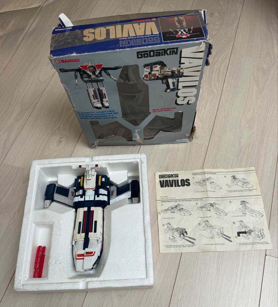Bandai Godaikin Vavilos Transformeerbare Robot (Vintage), G1, Ophalen of Verzenden, Zo goed als nieuw