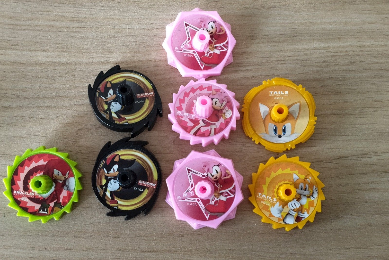 8 SONIC SUPER SPINNERS*PLUS 2002*TOLLEN*SEGA TOL, Plus, Verzenden