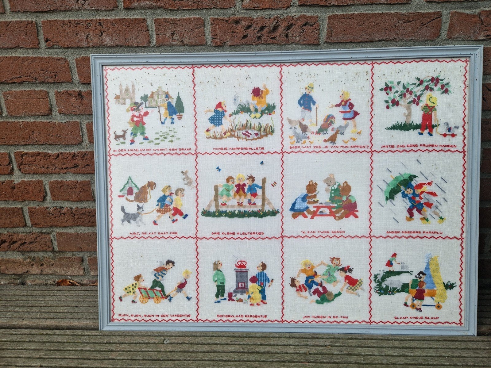 Kinderliedjes, Ophalen, Borduurpakket
