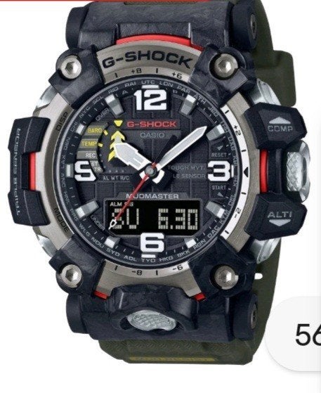 Casio G-Shock GWG-2000-1A3JF Mudmaster Radio Solar Horloge, Ophalen of Verzenden, Nieuw, Casio