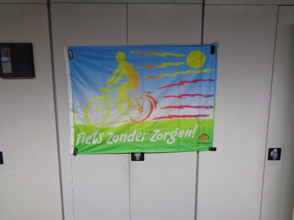 Fiets Vlag., Ophalen of Verzenden, Gebruikt
