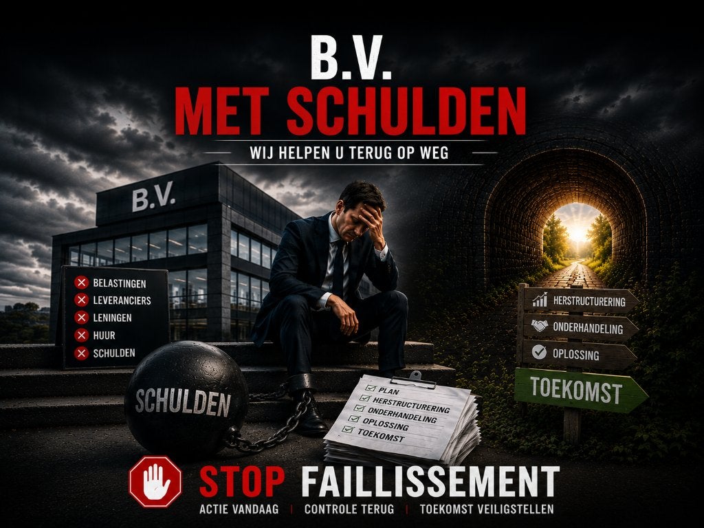 U heeft een BV met schulden Contracten Recht zaken lease ?