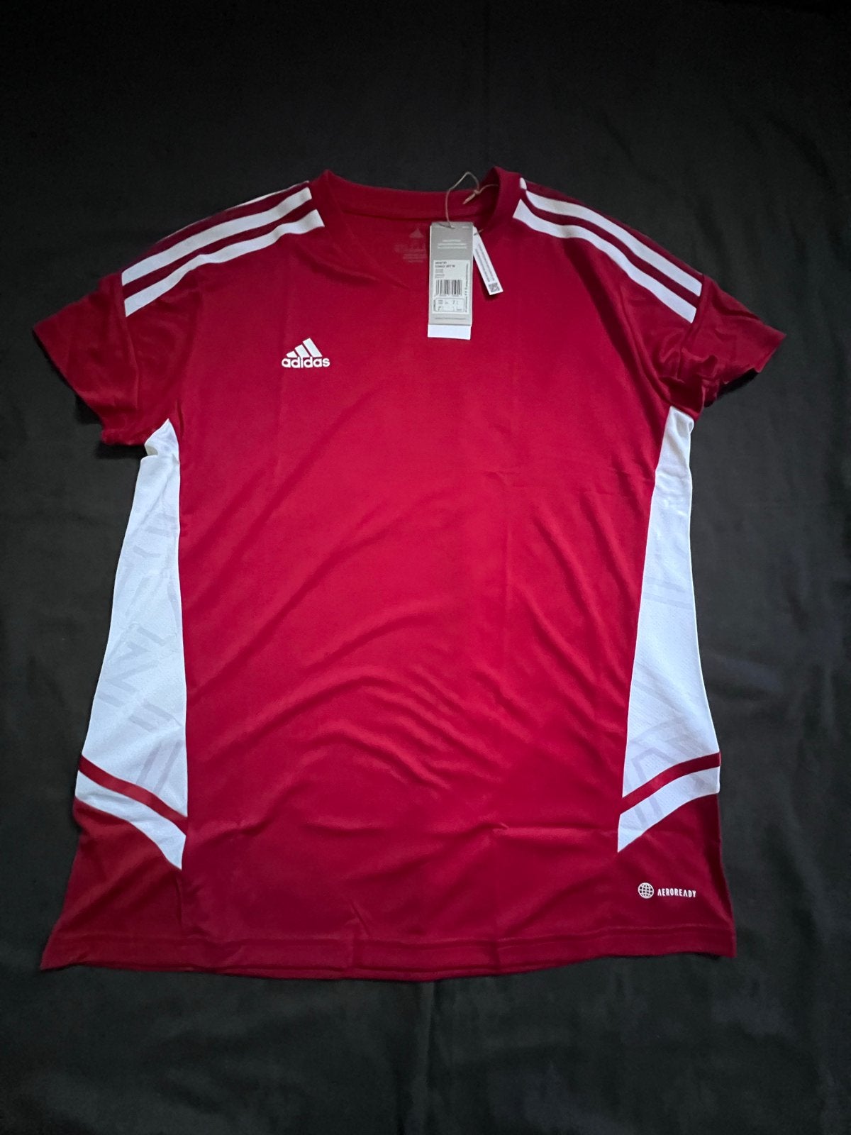 Adidas CON22 JSY W Voetbalshirt Rood Maat L Nieuw, Sport en Fitness, Ophalen of Verzenden, Nieuw, Overige typen