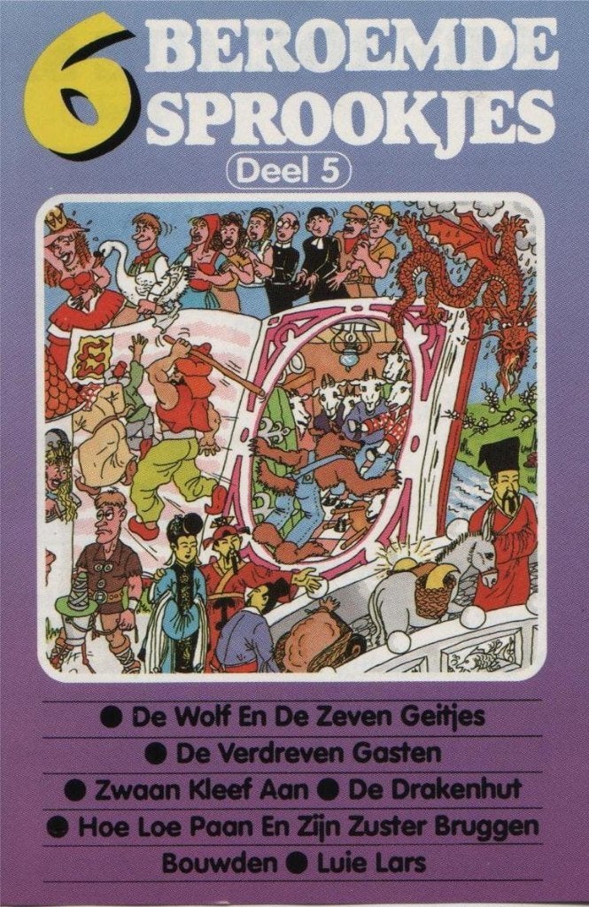 6 Beroemde sprookjes Deel 5, Kinderen en Jeugd, 1 bandje, Ophalen of Verzenden, Zo goed als nieuw