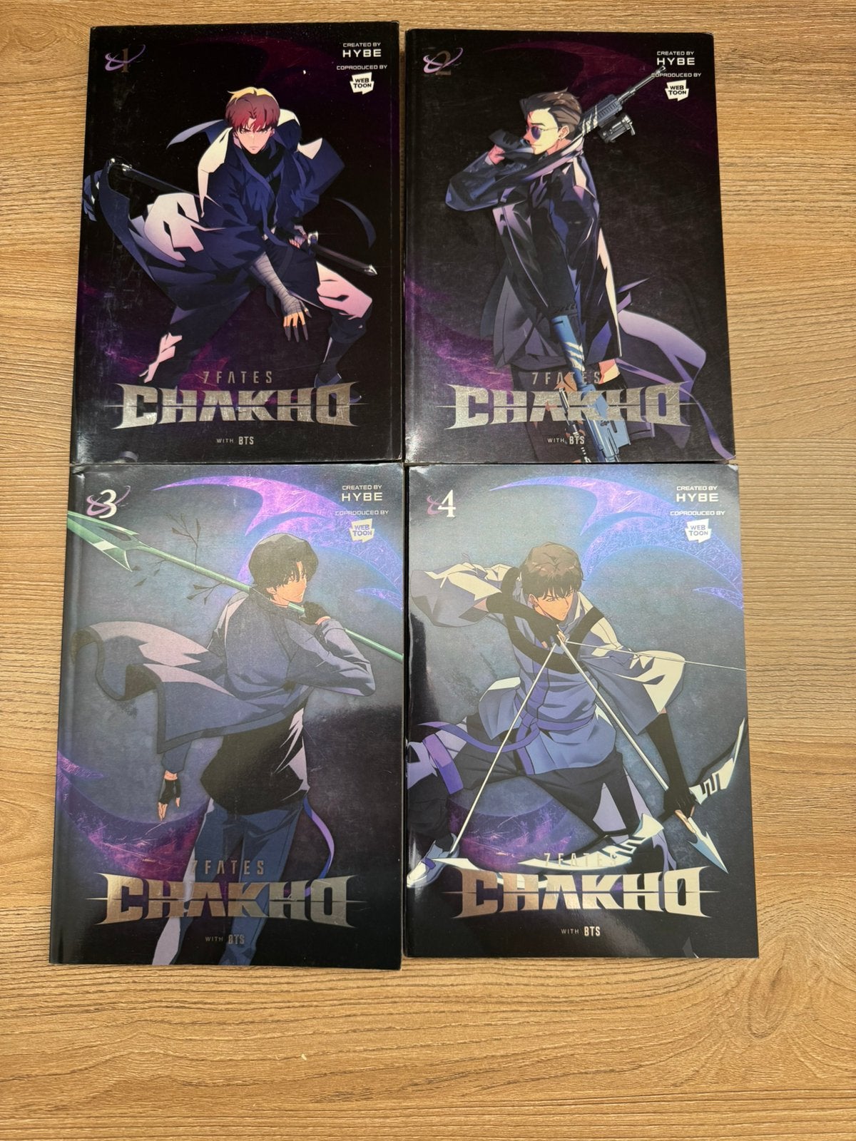 7FATES: CHAKHO 1-7 (full color Manwha), Complete serie of reeks, Ophalen of Verzenden, Gelezen