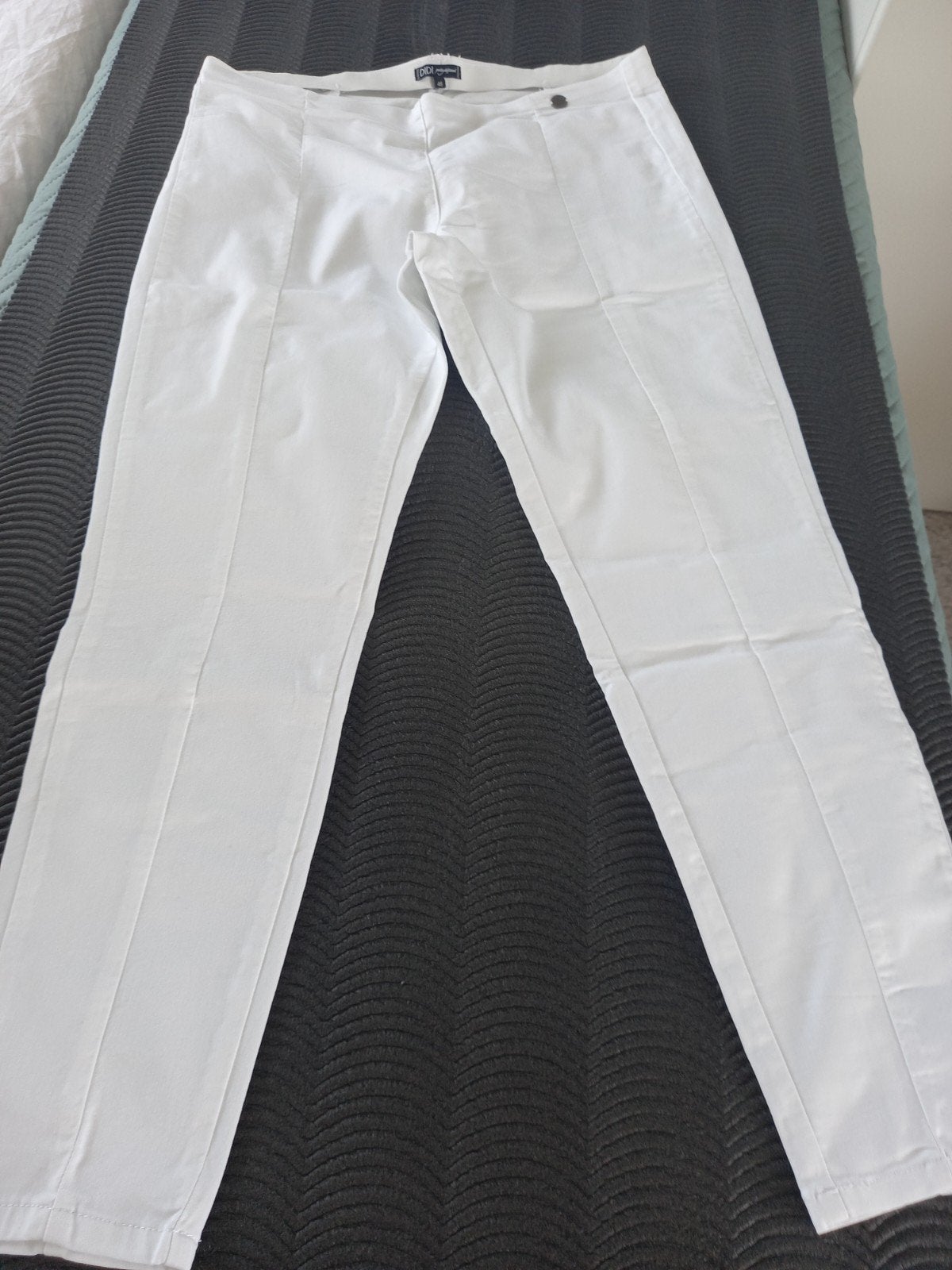 Broek van Didi Maat 46 met stretch, Wit, Maat 46/48 (XL) of groter, Didi, Ophalen of Verzenden