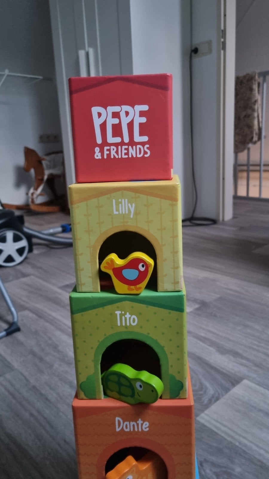 pepe en friends stapeltoren. nieuw, Ophalen of Verzenden, Zo goed als nieuw